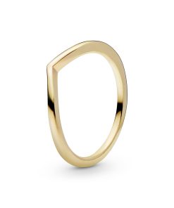 Wishbone 14k Gold Plated ring