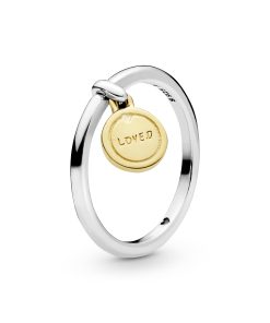 14k Gold Plated and silver ring