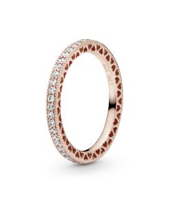 PANDORA Rose ring with clear cubic zirconia
