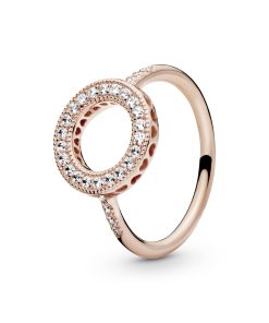 PANDORA Rose ring with clear cubic zirconia