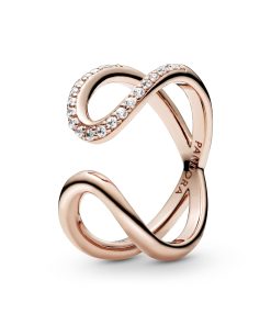 Wrapped Open Infinity Ring