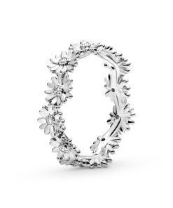 Sparkling Daisy Flower Crown Ring