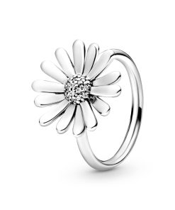 Pavé Daisy Flower Statement Ring