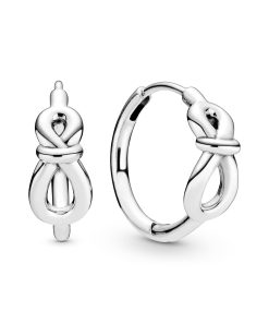 Infinity Knot Hoop Earrings