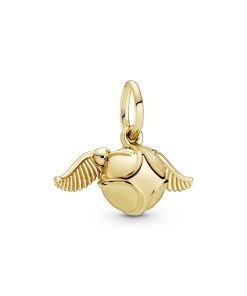 Harry Potter Golden Snitch 14k Gold Plated  pendant