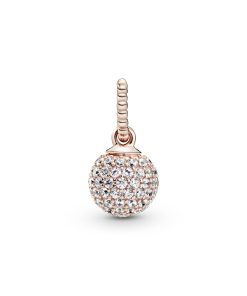 Pandora Rose pendant with clear cubic zirconia
