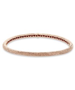 Bangle in diamond-pointed Pandora Rose