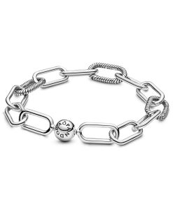 Sterling silver link bracelet