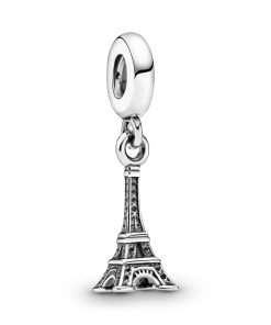 Eiffel tower silver dangle