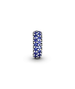 Blue Sparkle Spacer Charm