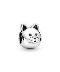 Cat silver charm