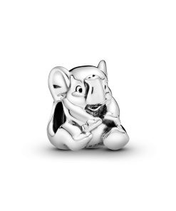 Elephant silver charm
