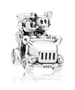 Disney Mickey & Minnie car silver charm