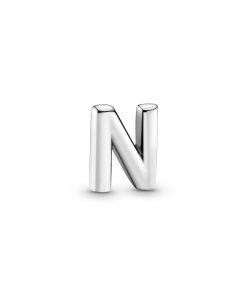 Letter N silver petite element