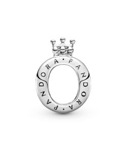 PANDORA crown O silver charm