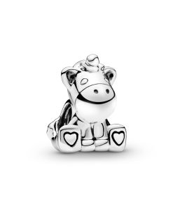 Unicorn silver charm