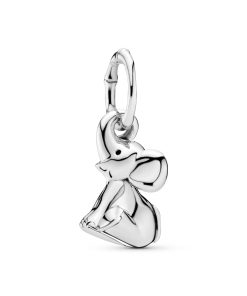 Elephant silver dangle