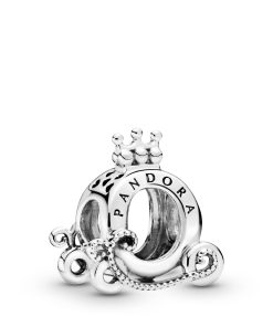 Crown O carriage sterling silver charm