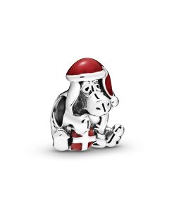 Disney Eeyore sterling silver charm with red enamel
