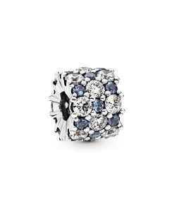 Blue and Clear Sparkle Charm