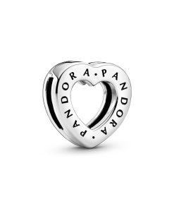 Heart sterling silver clip charm