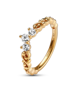 Regal Swirl Tiara Ring