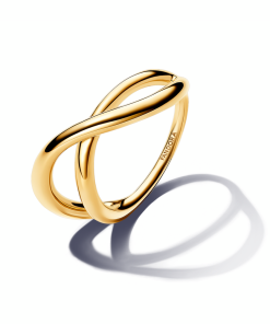 Organically Shaped Infinity Ring