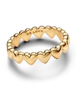 Row of Hearts Ring