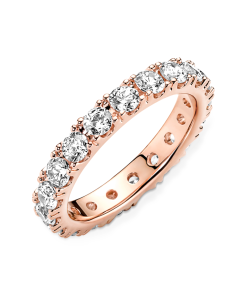Sparkling Row Eternity Ring