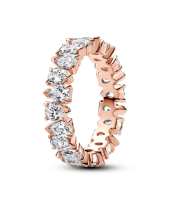 Alternating Sparkling Band Ring