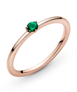 Green Solitaire Ring