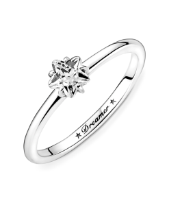 Celestial Sparkling Star Solitaire Ring