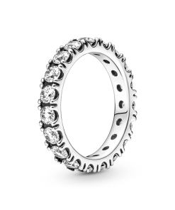 Sparkling Row Eternity Ring