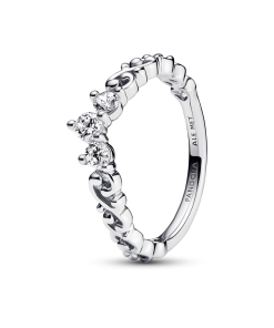 Regal Swirl Tiara Ring