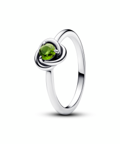 August Birthstone Eternity Circle Ring