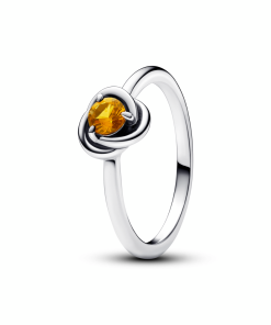 November Birthstone Eternity Circle Ring