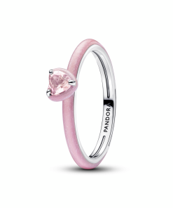 Pink Chakra Heart Ring