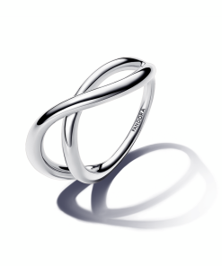 Organically Shaped Infinity Ring