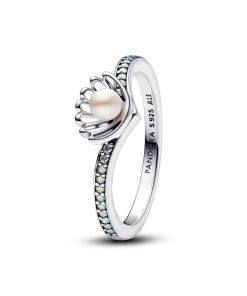 Disney Princess Ariel Shell Treated Freshwater Cultured Pearl Ring