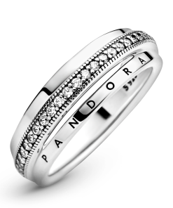 Triple Band Pavé Ring