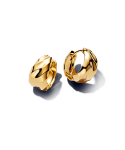 Rippled Hoop Earrings