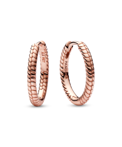 Pandora Moments Small Charm Hoop Earrings