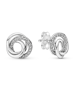 Family Always Encircled Stud Earrings