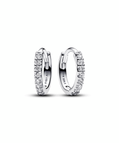 Sparkling Huggie Hoop Earrings