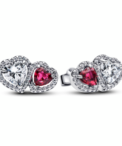 Halo Hearts Stud Earrings