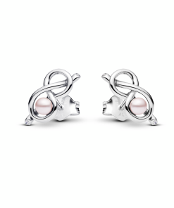 Infinity Knot Stud Earrings