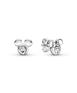 Disney Mickey Mouse & Minnie Mouse Silhouette Stud Earrings