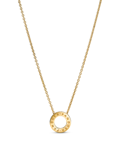Pandora Logo Pavé Circle Collier Necklace