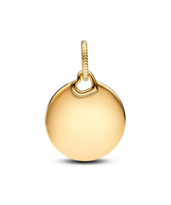 Engravable Round Tag Dangle Charm