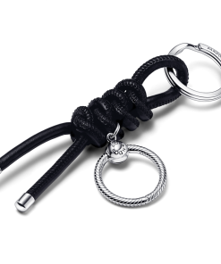 Pandora Moments Leather-free Fabric Charm Key Ring